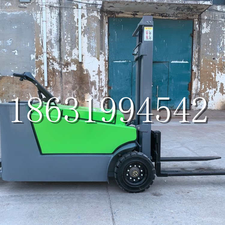 顺平县小型电动叉车1吨2吨步行站驾式电瓶堆高充电装卸车液压升降车铲车